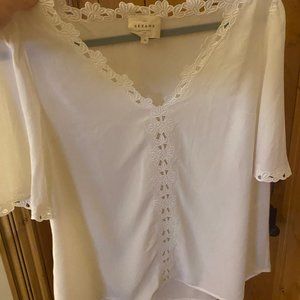 Sezane White Blouse (Sz 36)